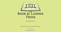 Desktop Screenshot of bookandladder.com